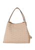 Madison Shoulder Bag, &pound;110, Handbags, Beige, Canvas/Leather, Back view